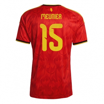 Billige Fotballdrakt Belgia Thomas Meunier #15 Replika Hjemmedrakt VM 2026 Kortermet